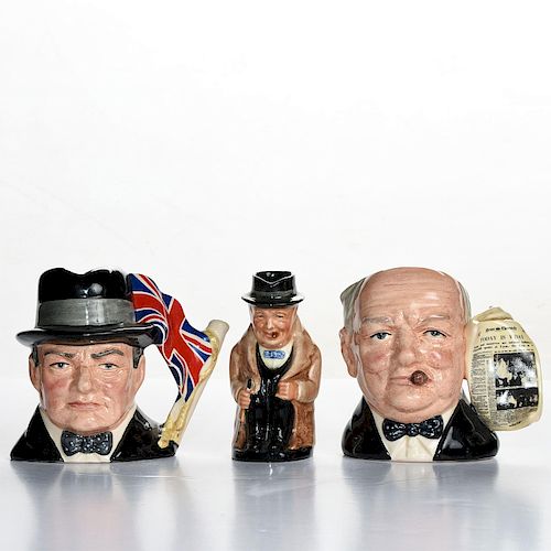 3 SMALL ROYAL DOULTON CHARACTER