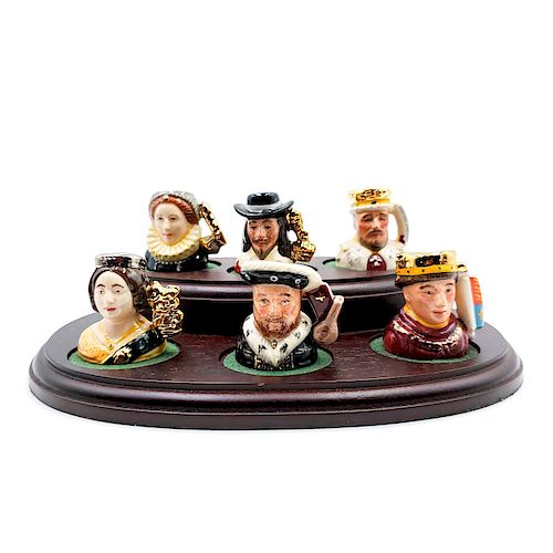 6 TINY ROYAL DOULTON CHARACTER