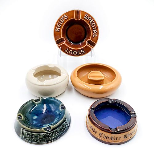 5 ROYAL DOULTON CERAMIC ASHTRAYS3 39ab0e