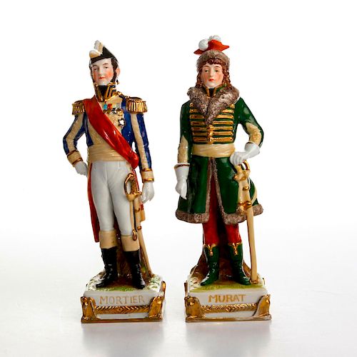 2 NAPOLEONIC SOLDIERS FIGURINES  39acac