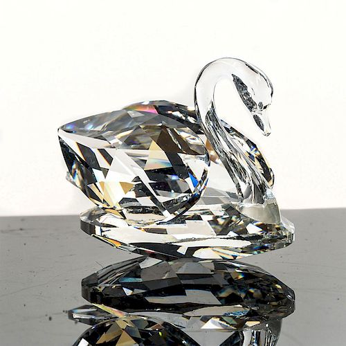 SWAROVSKI SILVER CRYSTAL FIGURE, SWANBeauties