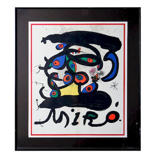 JOAN MIRO ABSTRACT ART PRINT GALERIE