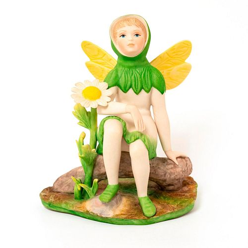 GOEBEL CRAFTS FAIRY FIGURINE, DAISYSeated