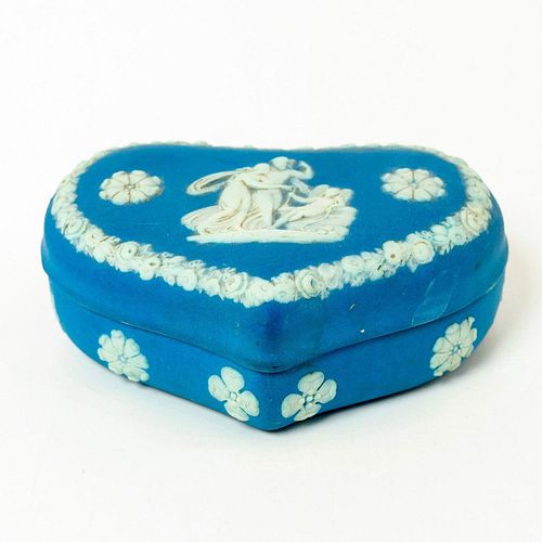 WEDGWOOD JASPERWARE HEART SHAPPED TRINKET