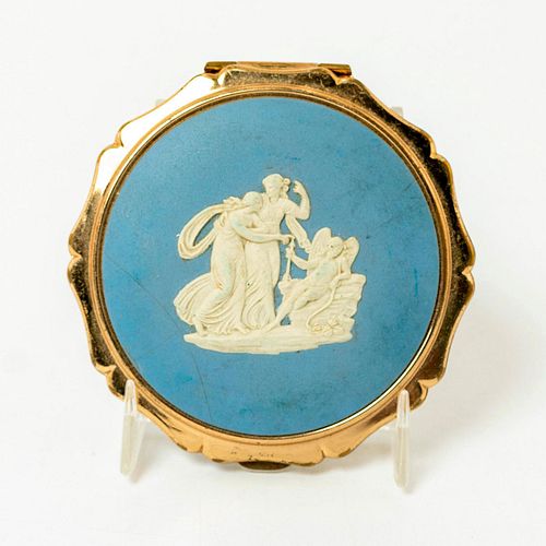 STRATTON, WEDGWOOD CUPID PSYCHE COMPACTFluted