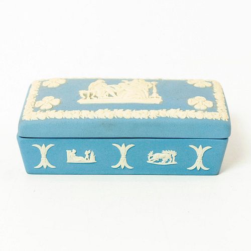 WEDGWOOD RECTANGULAR TRINKET BOX