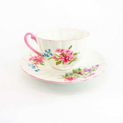 SHELLEY FINE BONE CHINA CUP AND 39881a