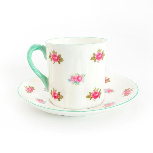 SHELLEY FINE BONE CHINA CUP AND