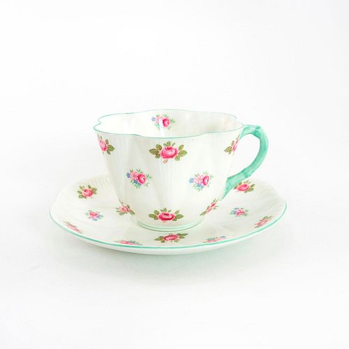 SHELLEY FINE BONE CHINA DAINTY CUP AND