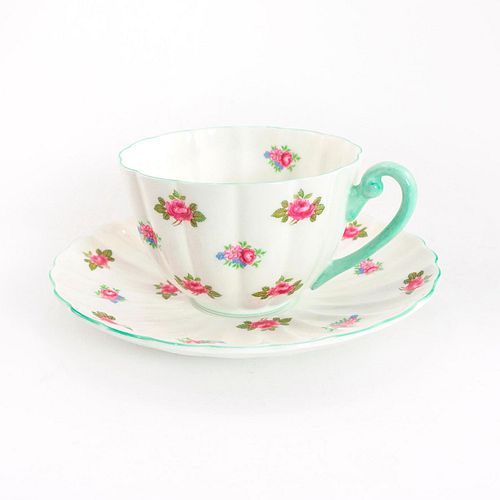 SHELLEY FINE BONE CHINA LUDLOW CUP AND