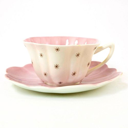 SHELLEY FINE BONE CHINA CUP AND SAUCER,