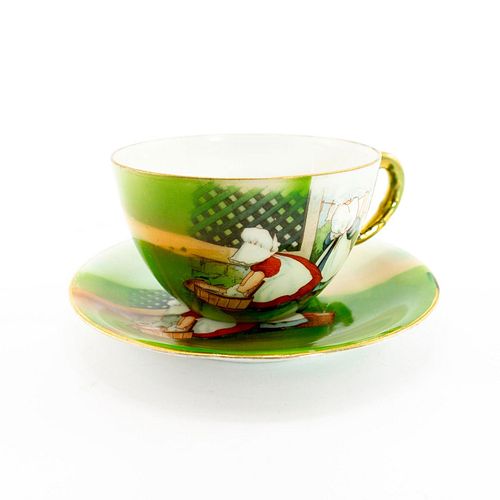 ROYAL BAYREUTH CUP AND SAUCER,