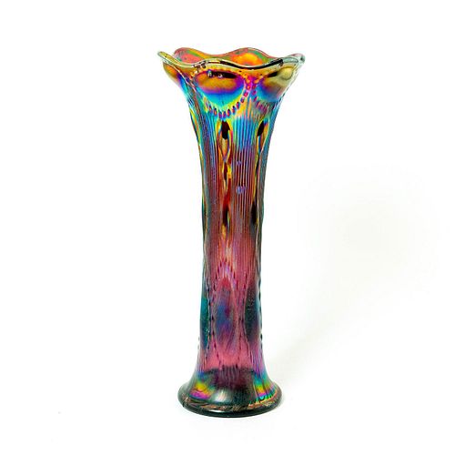 IRIDESCENT GLASSWARE VASE MAGENTATall  398858