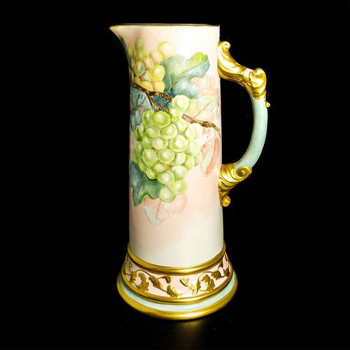 LARGE BELLEEK PRESENTATION PITCHER GRAPE