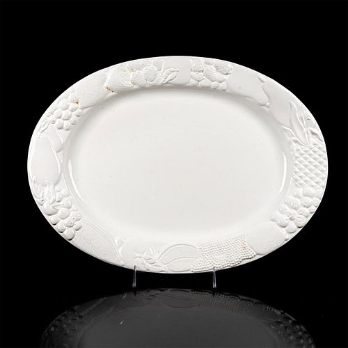 GIBSON SERVING PLATTER, FOUR SEASONSWhite,