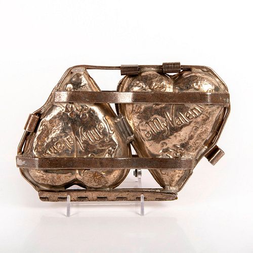 VINTAGE METAL CHOCOLATE MOLD, MY VALENTINEHeavy,