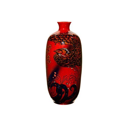 ROYAL DOULTON SUNG FLAMBE VASE, FIREBIRDPrototype;