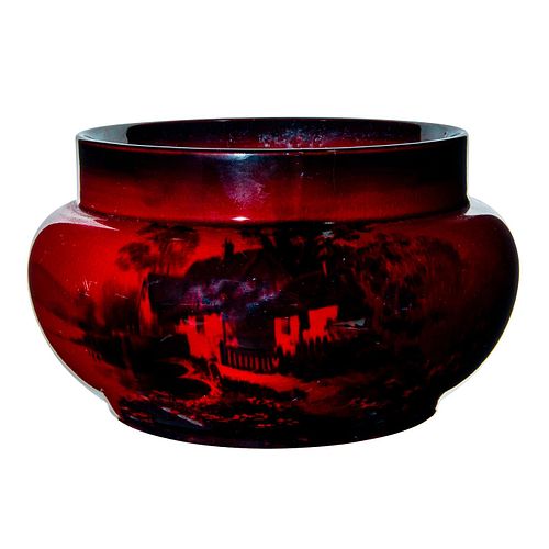 ROYAL DOULTON FLAMBE BOWLRed glaze 3988be