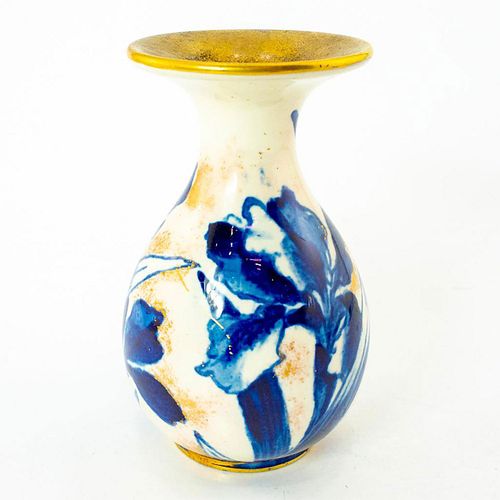 DOULTON BURSLEM MINIATURE BULBOUS VASE,