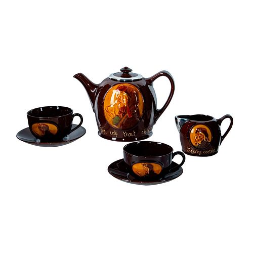 4PC ROYAL DOULTON KINGSWARE TEA