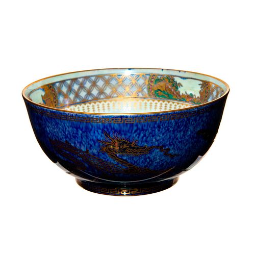 WEDGWOOD DRAGON LUSTRE BOWL CELESTIAL 398c7a