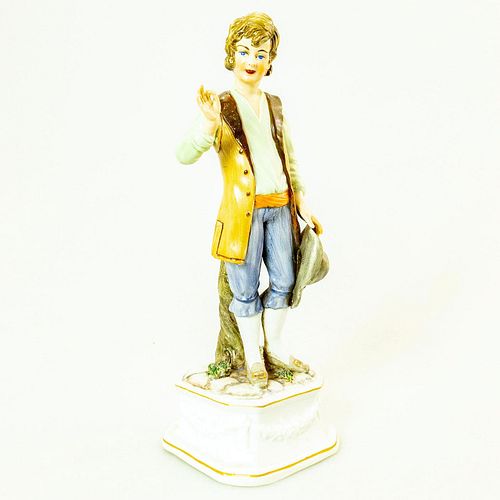 VINTAGE ITALIAN PORCELAIN BOY FIGURINEYoung