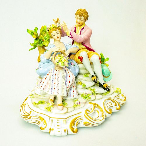 VINTAGE SAN MARCO FIGURINE GROUPING,