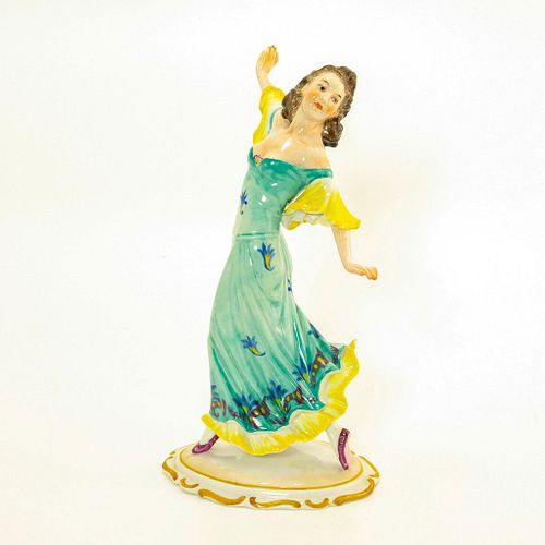 VINTAGE VOLKSTEDT FIGURINE LADY 398f73