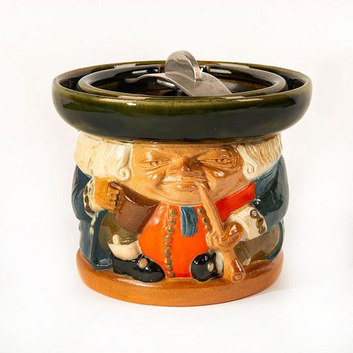 ROYAL DOULTON TOBACCO JAR WITH