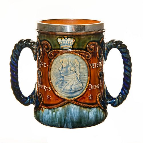 ROYAL DOULTON TWO HANDLE LOVING CUP