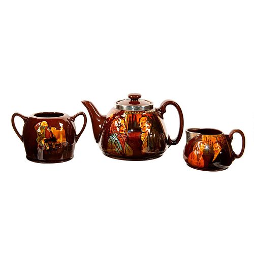 4PC ROYAL DOULTON KINGSWARE TEA