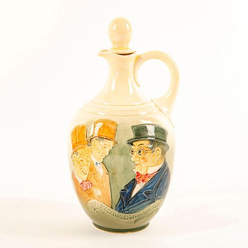 MR. PICKWICK QUEENSWARE FLASK BOTTLE