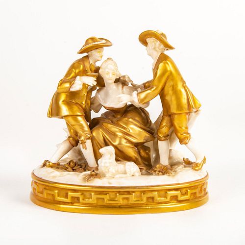 SMALL GILDED PORCELAIN FIGURAL 399257