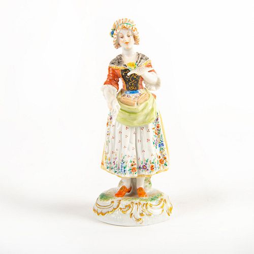 VOLKSTEDT PORCELAIN FIGURINE, WOMAN