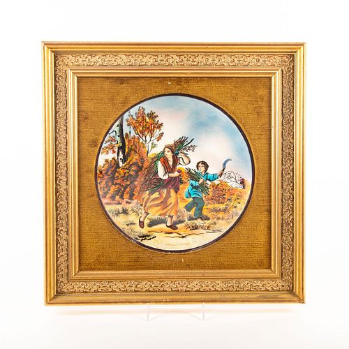 FRAMED 1975 LIMOGES FRANCE COPPER 3992c8