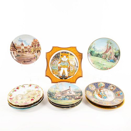 11 DECORATIVE COLLECTORS PLATES;