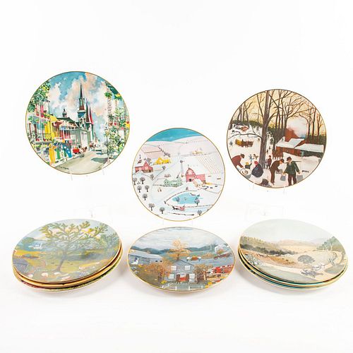 10 COLLECTIBLE CERAMIC LANDSCAPE 3992e0