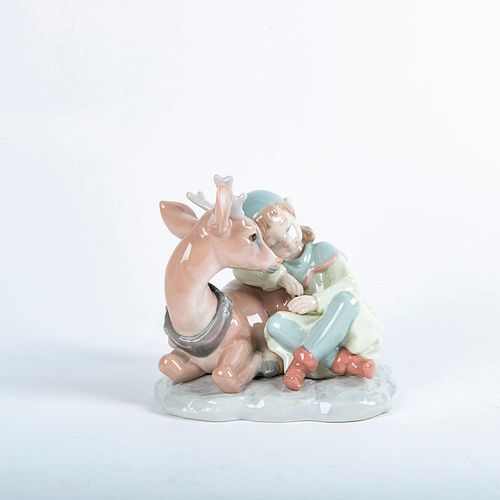 LLADRO PORCELAIN FIGURINE, A WELL