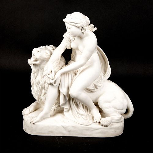 LARGE MINTON PARIAN WARE FIGURAL 3994b2