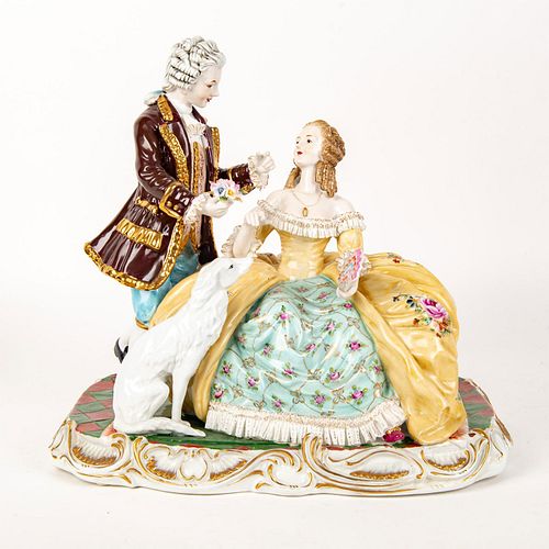 LARGE 20TH CENTURY FIGURAL GROUP,