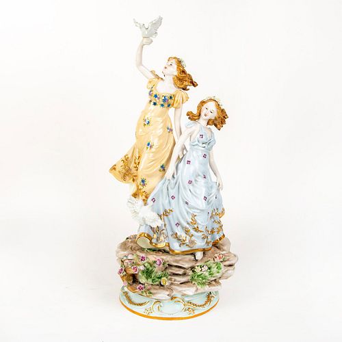 SEVRES STYLE PORCELAIN FIGURE GROUP  3994bf