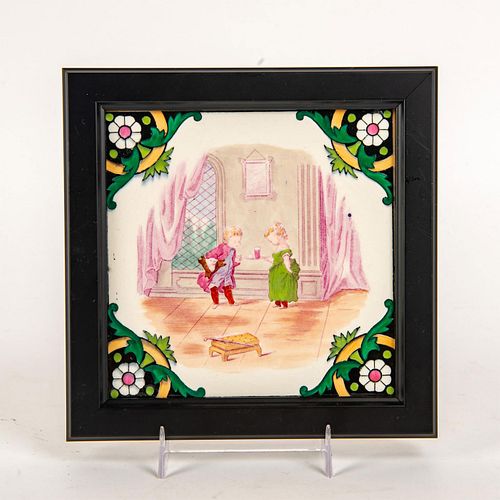 MINTON VICTORIAN STYLE TILE CHILDREN S 3994ef