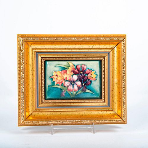 FRAMED MOORCROFT SPRING FLOWERS 3994f4