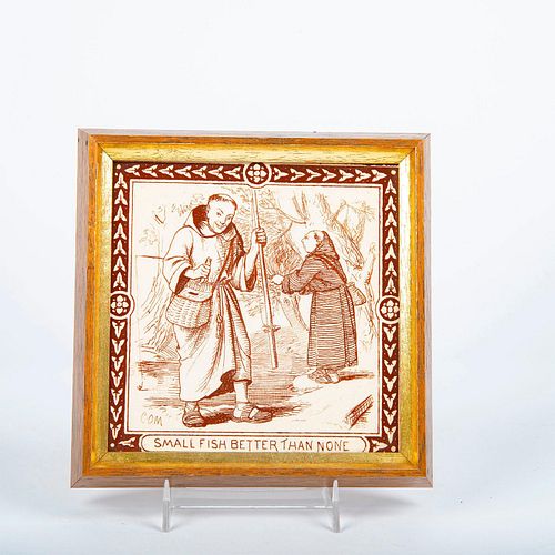 FRAMED MAW CO TILE PLAQUE AESOP S 3994fb