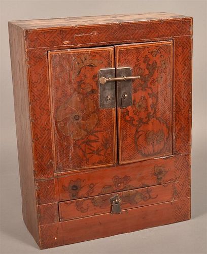 VINTAGE LACQUERED COSMETIC CHEST Vintage 39bd7a