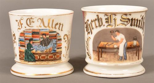 TWO ANTIQUE CHINA OCCUPATIONAL