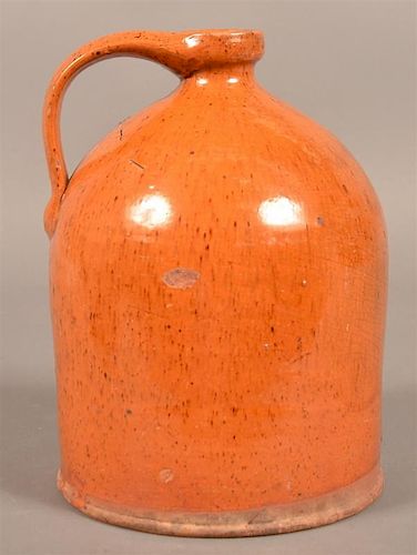 19TH CENTURY PUMPKIN GLAZED REDWARE 39bddb