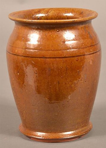 UNSIGNED STAHL REDWARE POTTERY