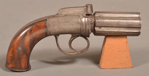 ENGLISH PERCUSSION PEPPERBOX REVOLVER English 39be23