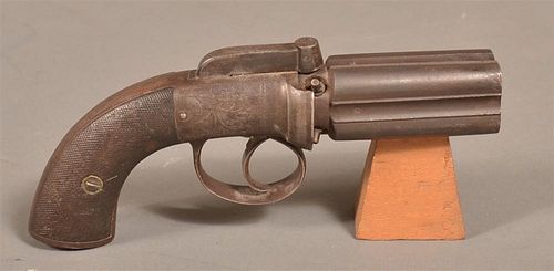 ENGLISH PERCUSSION PEPPERBOX REVOLVER English 39be24